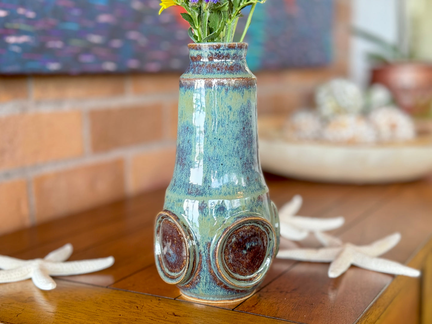 Handmade Pottery Flower Vase