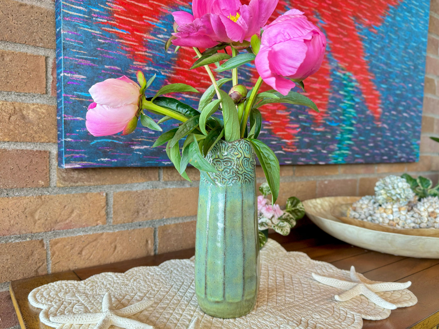 Handmade Pottery Flower Vase