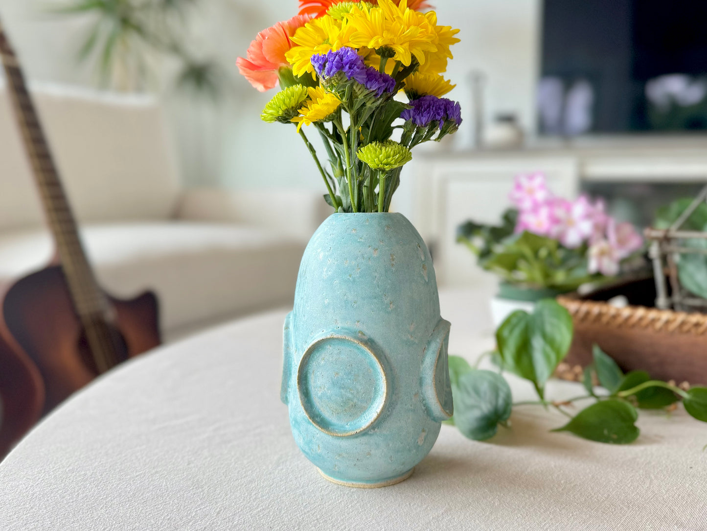 Handmade Pottery Flower Vase