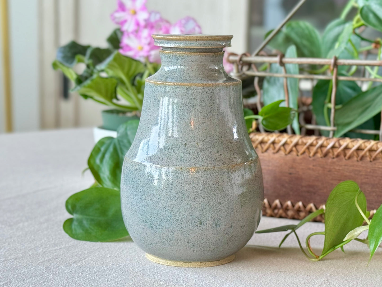 Handmade Pottery Flower Vase / Vessel