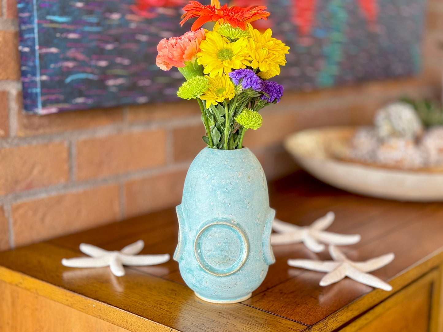 Handmade Pottery Flower Vase