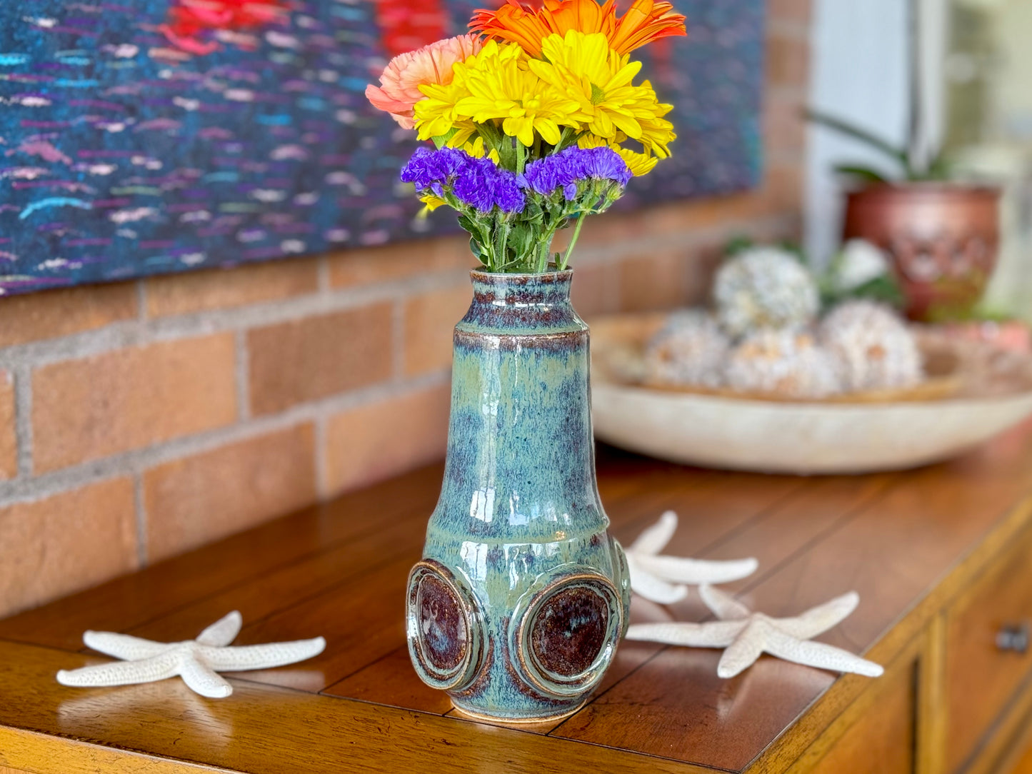 Handmade Pottery Flower Vase