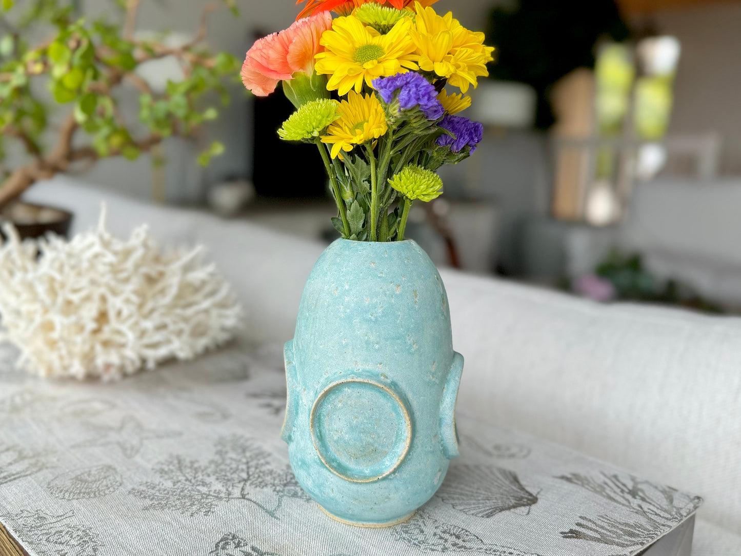 Handmade Pottery Flower Vase