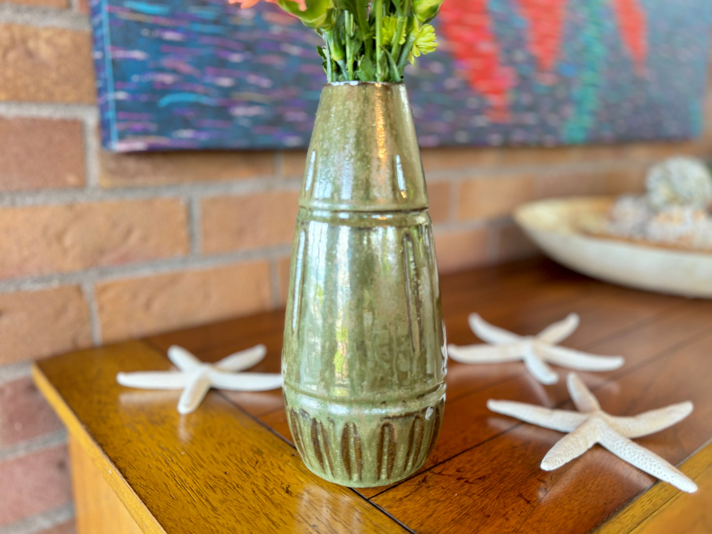 Handmade Pottery Flower Vase