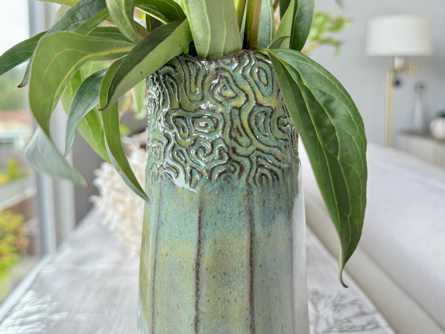 Handmade Pottery Flower Vase