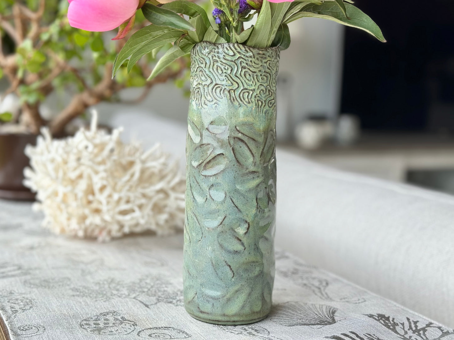 Handmade Pottery Flower Vase