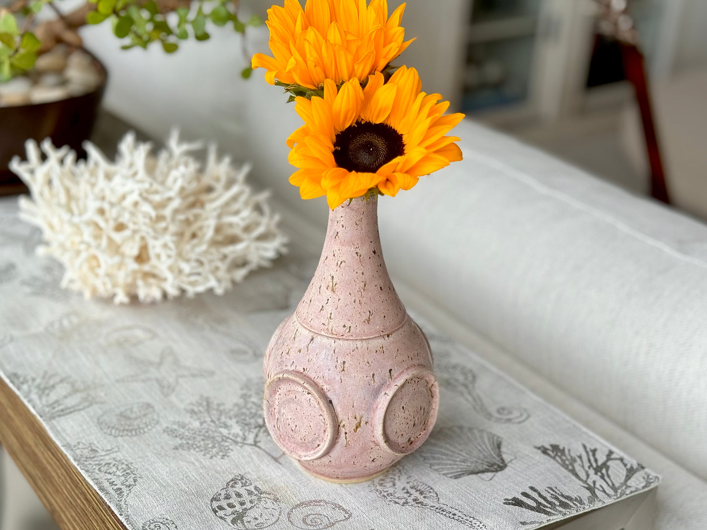 Handmade Pottery Flower Vase