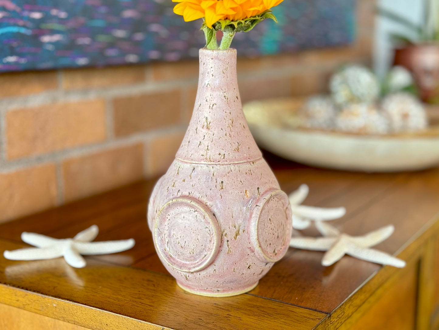 Handmade Pottery Flower Vase