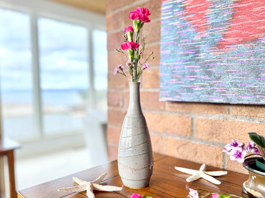 Handmade Pottery Bud Vase