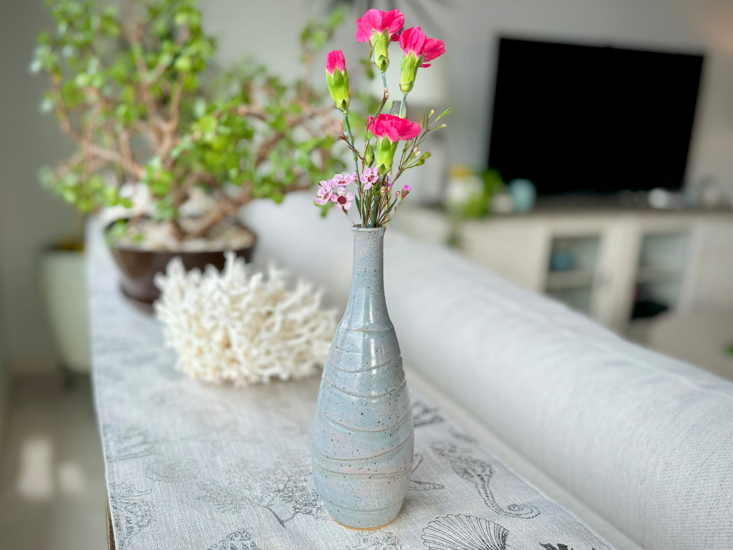 Handmade Pottery Bud Vase