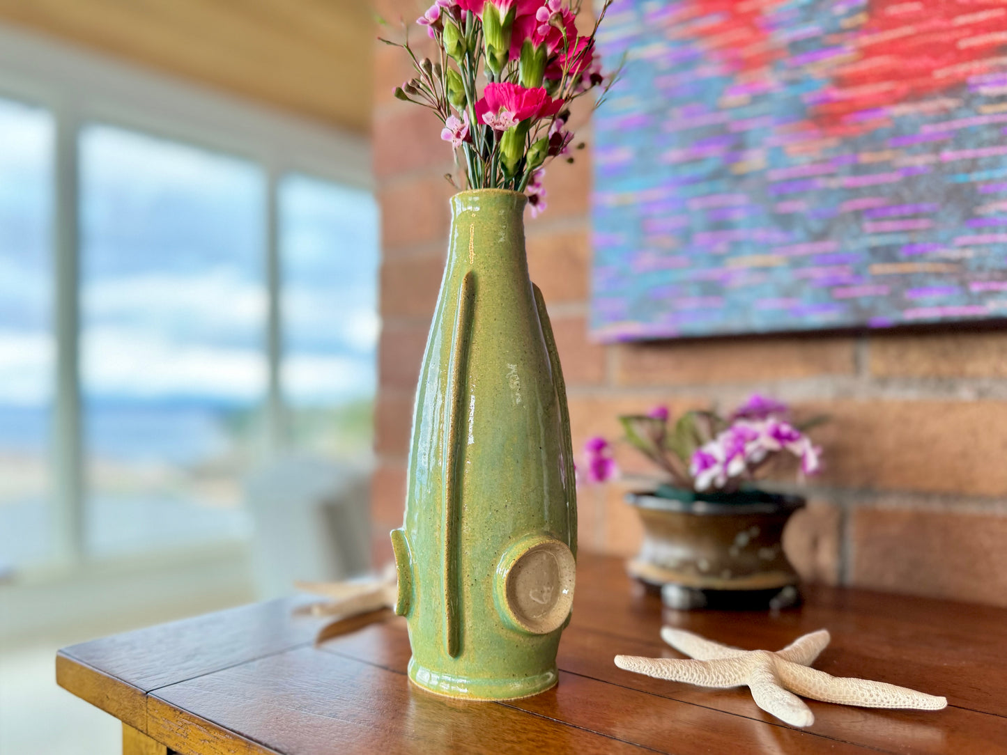 Handmade Pottery Flower Vase