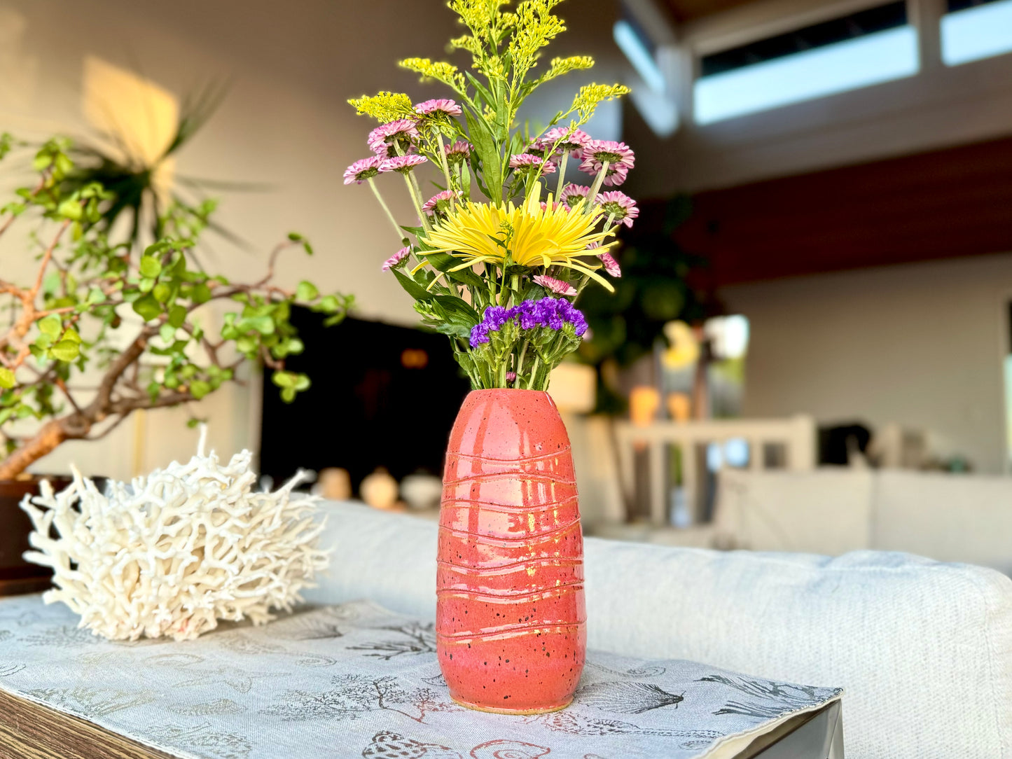 Handmade Pottery Flower Vase