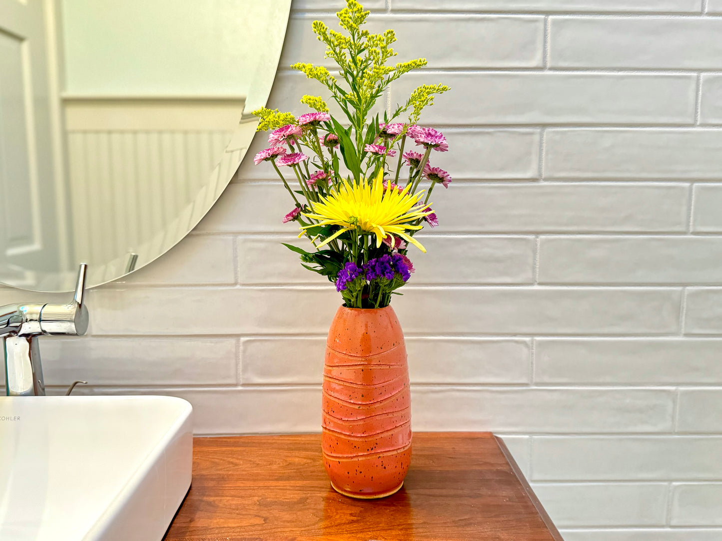 Handmade Pottery Flower Vase